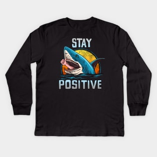 STAY POSITIVE Kids Long Sleeve T-Shirt